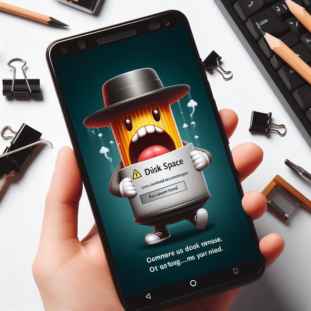 Android Phone running out of disk space